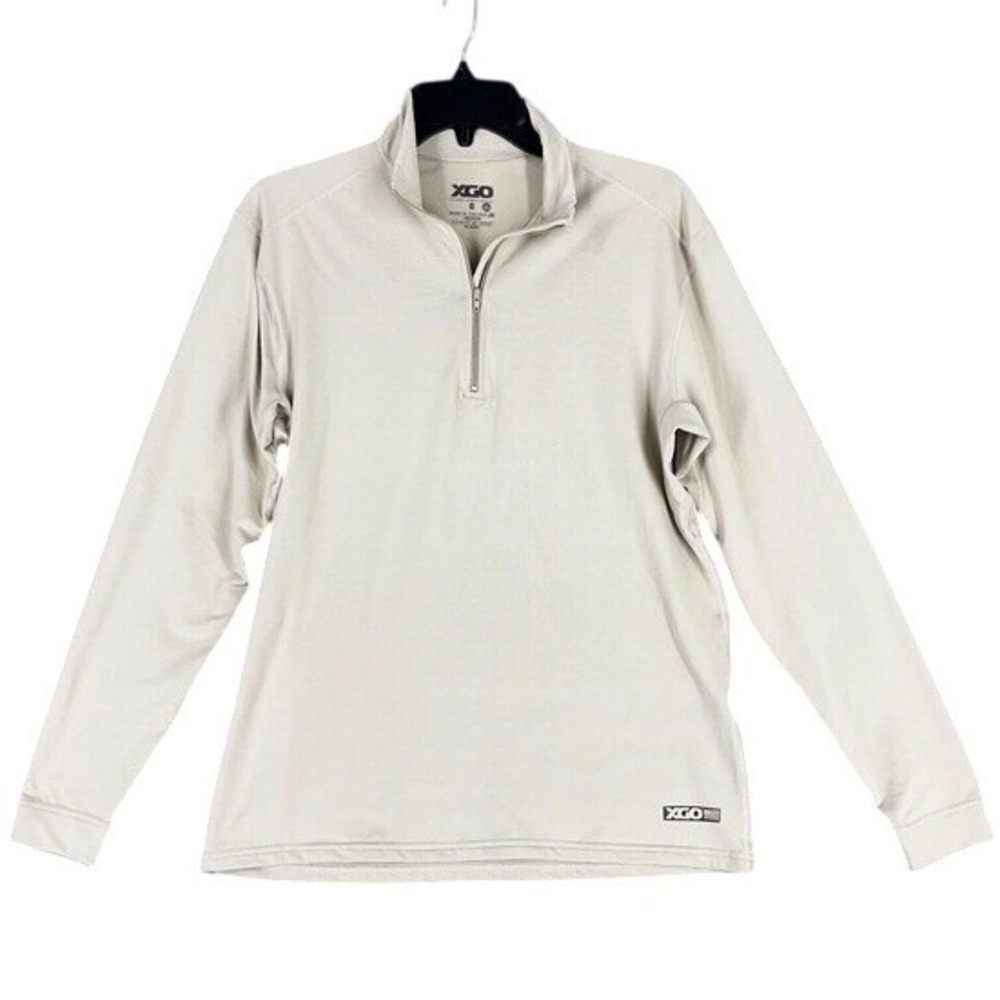 XGO Base Layer UPF50 Military USA made‎ Pullover Mens M Acclimate Dry 1/4 Zip